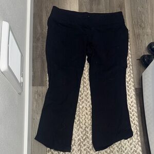 Women Black Bootcut Leggings